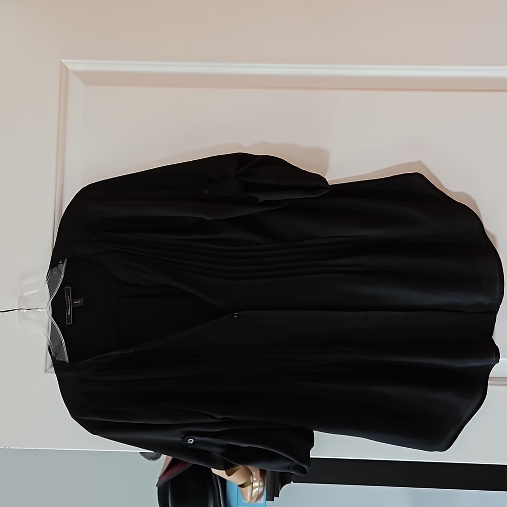 BCBG Maxazria black blouse